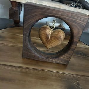 Wooden hand crafted valentines gift